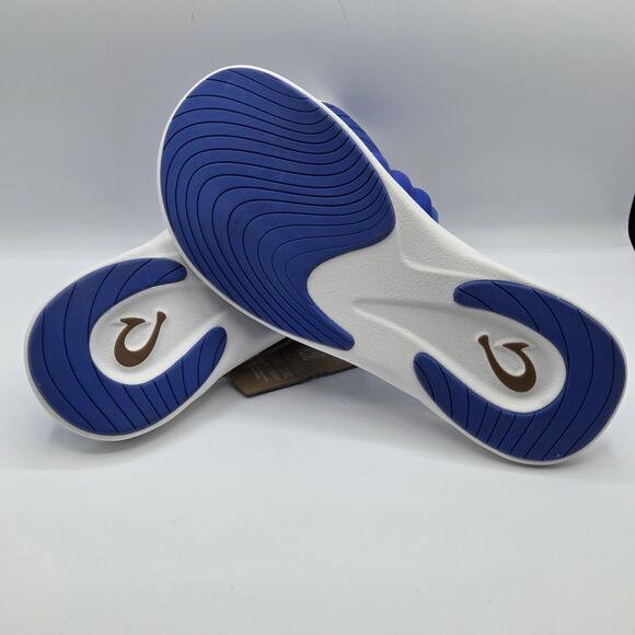 Olukai Men's Komo Slide Sandal Sunset Blue Size US 11 US/ EU 44 Premium Footwear - Picture 6 of 8